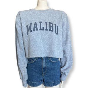 BRANDY MELVILLE MALIBU CROP SWEATSHIRT ONE SIZE